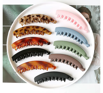90% OFF Fashion Korean Style Hair Clip Hair Accessories 13Cm Large Banana Clip Tail Clip Back of Head Grip Clip Hair Pins