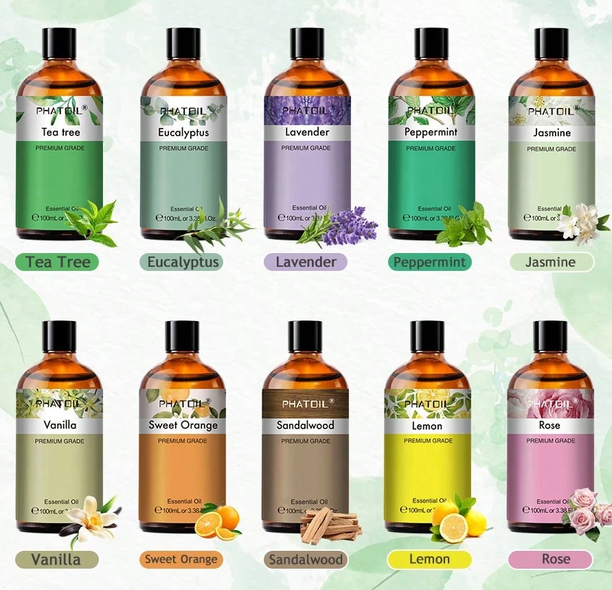 26% OFF 1pc 100ml/3.38fl.Oz Premium Essential Oils ,PHATOIL Essential Oil For Candle & Soap Making,Bath Bombs Making, Fruit Scented Oils For Diffusers For Home,Summer Aromatherapy Diffuser Oils