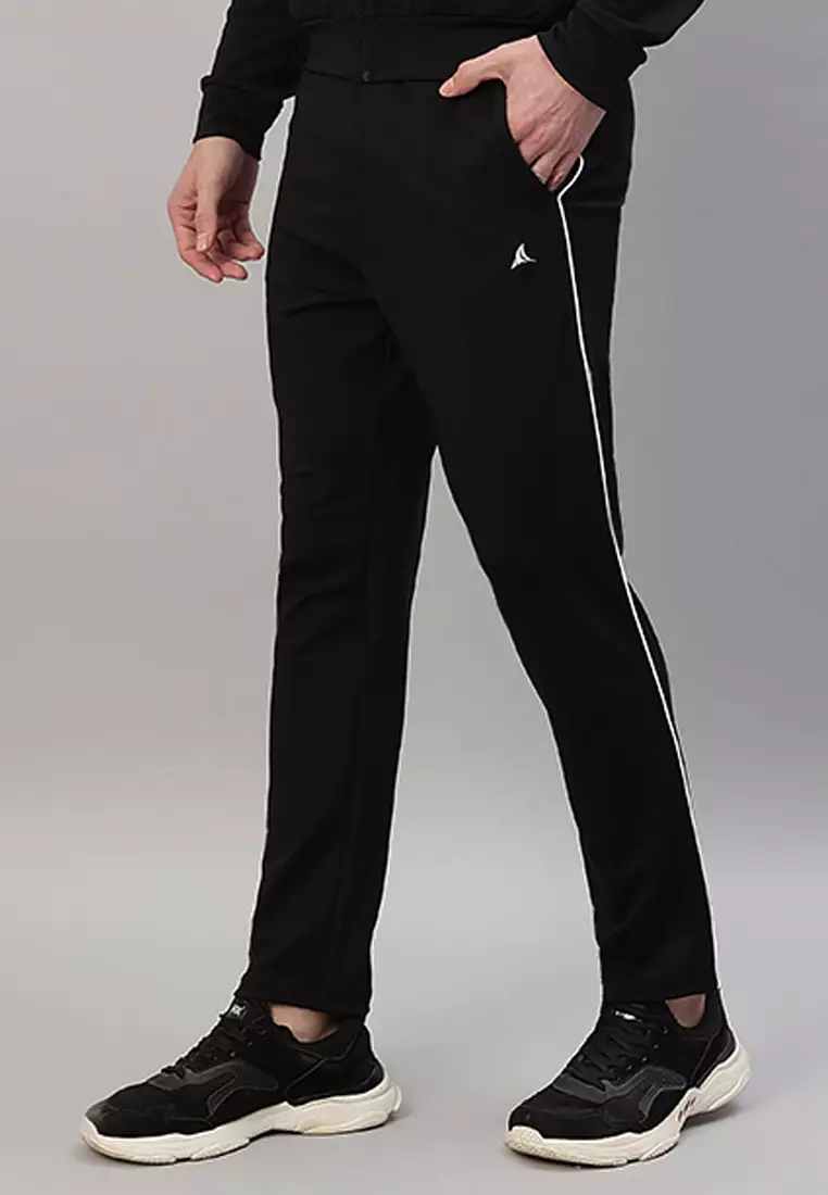 85% OFF Fitleasure  Designer Men's Black Training Designer Track Jogger Pants