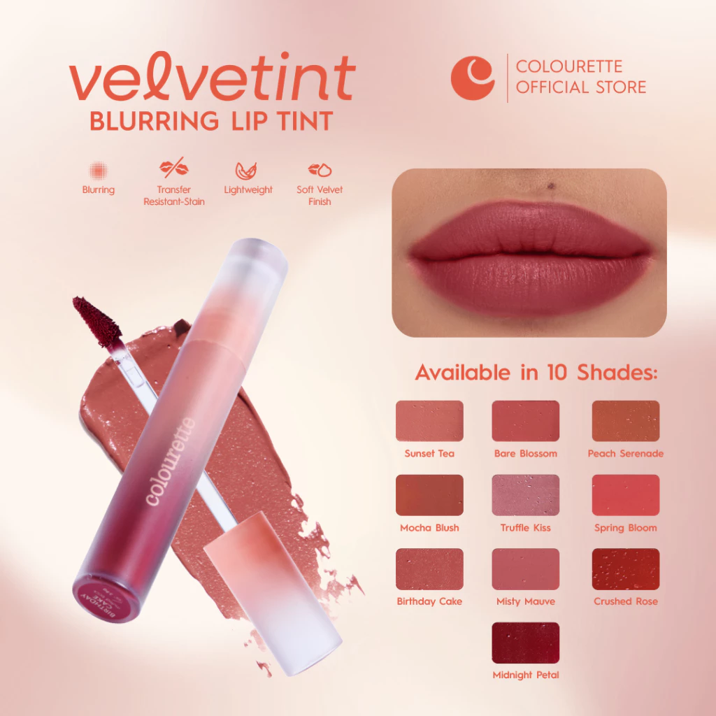 15% OFF Colourette Velvetint Blurring Lip Tint