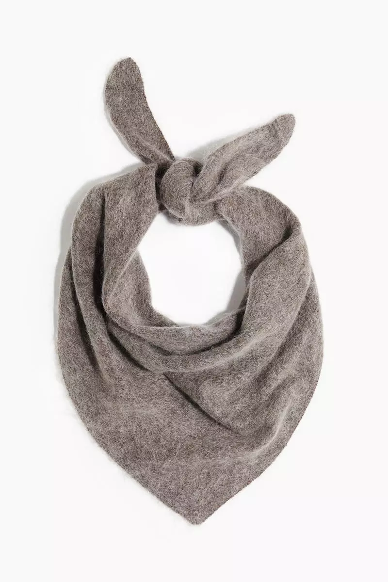 52% OFF Mohair-blend triangle scarf