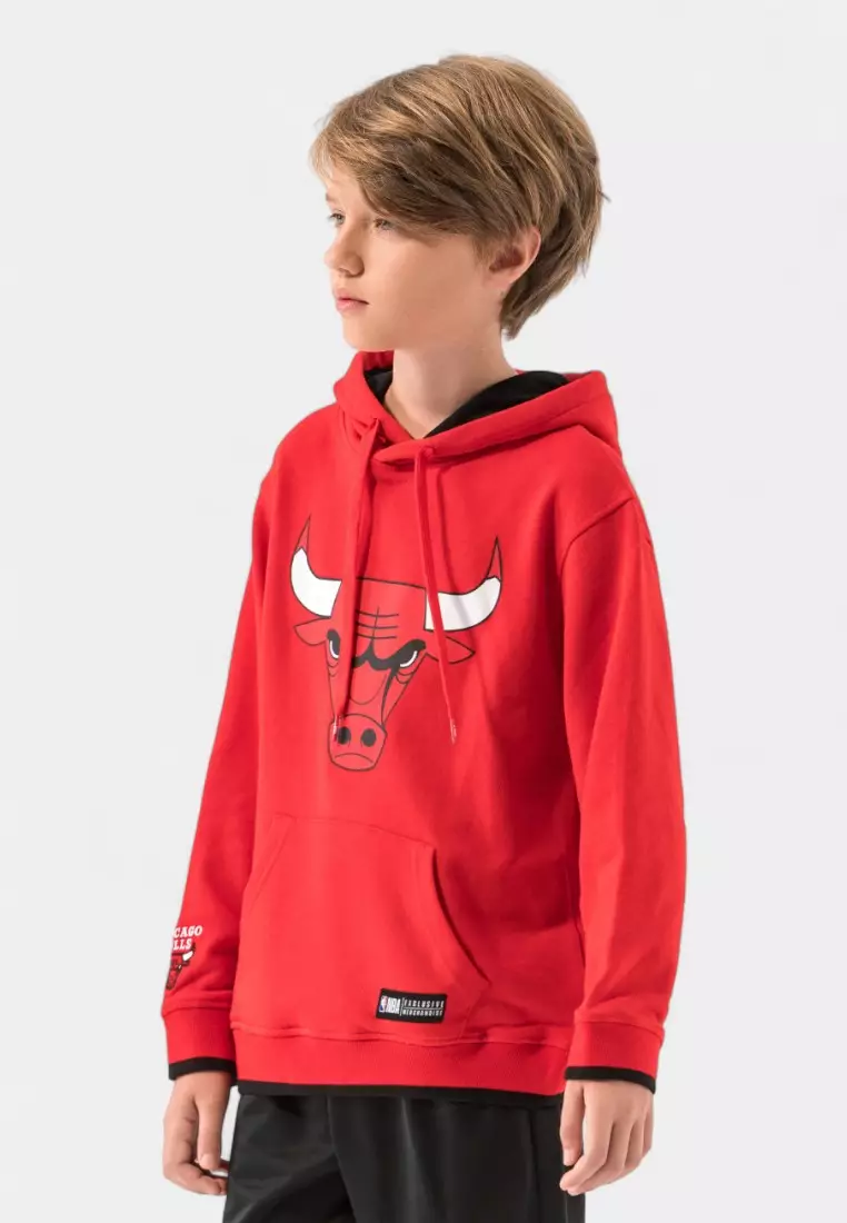 30% OFF NBA Chicago Bulls Kids Hoodie Basic Primary Logo Core Collection