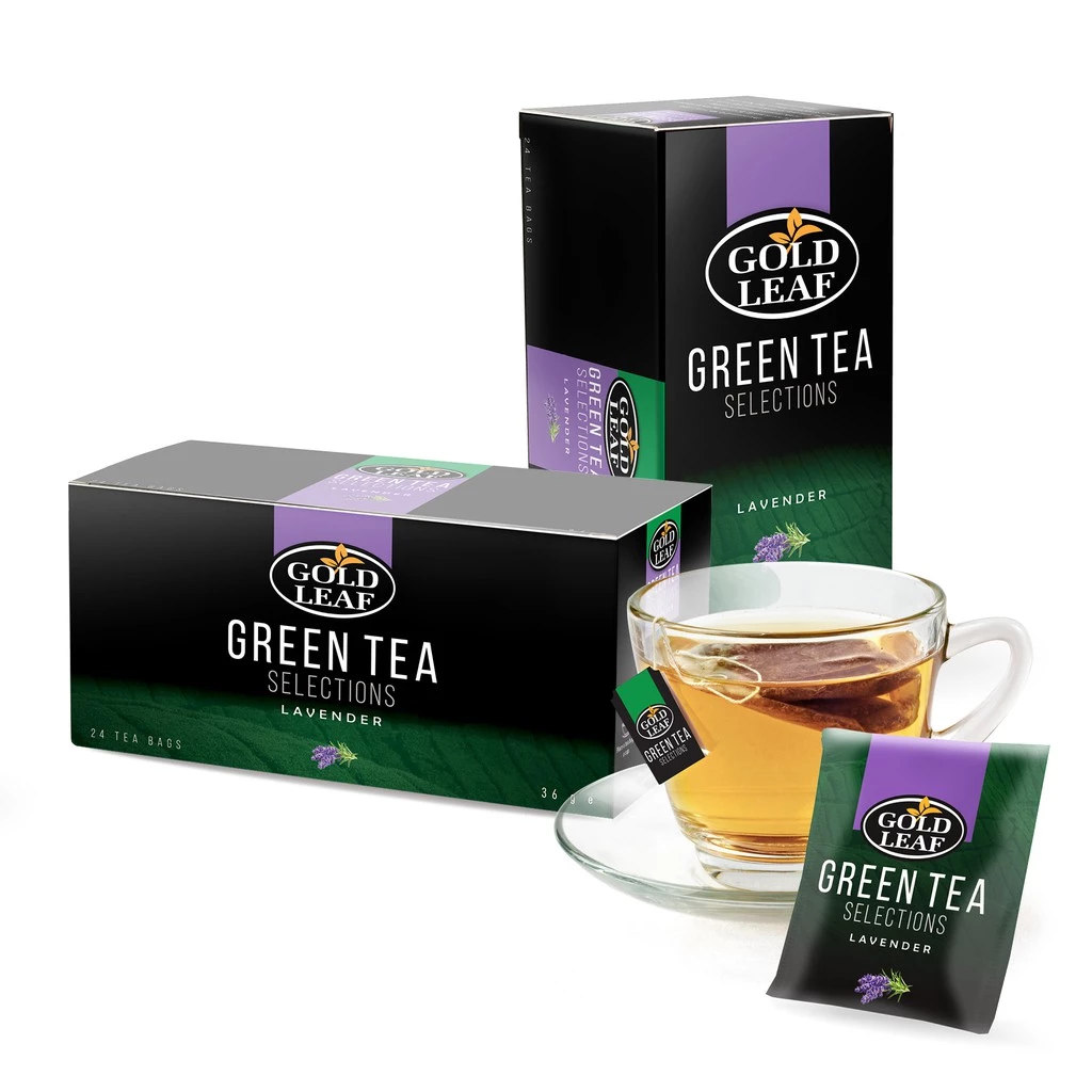 44% OFF Gold Leaf Green Tea Selections: Lavender Tea 24 Teabags ( keto / de-stress / slimming / healthy )