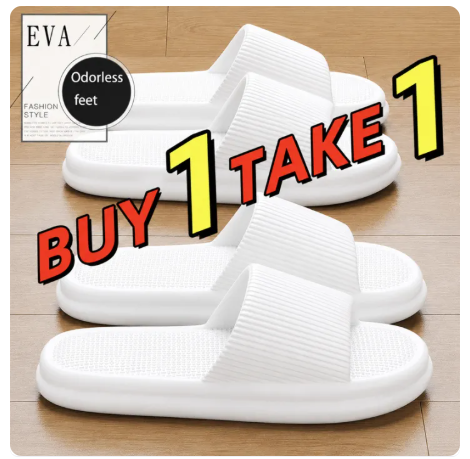 69% OFF COLDIE 2026 Women Non Slip Soft Indoor Slippers EVA Odorless Feet Slides Buy 1 Take 1#WT326