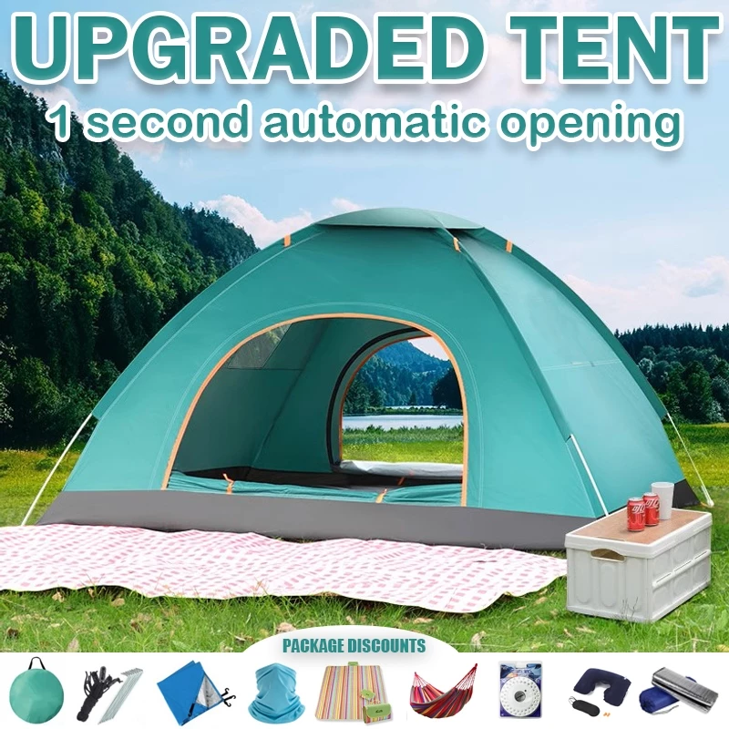 29% OFF Waterproof Automatic Camping Tent – 2/4/6 Person Outdoor Set