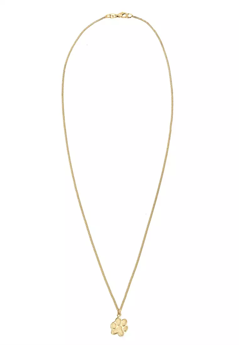 -10% off Necklace Paw Symbol Dog Gold Plated