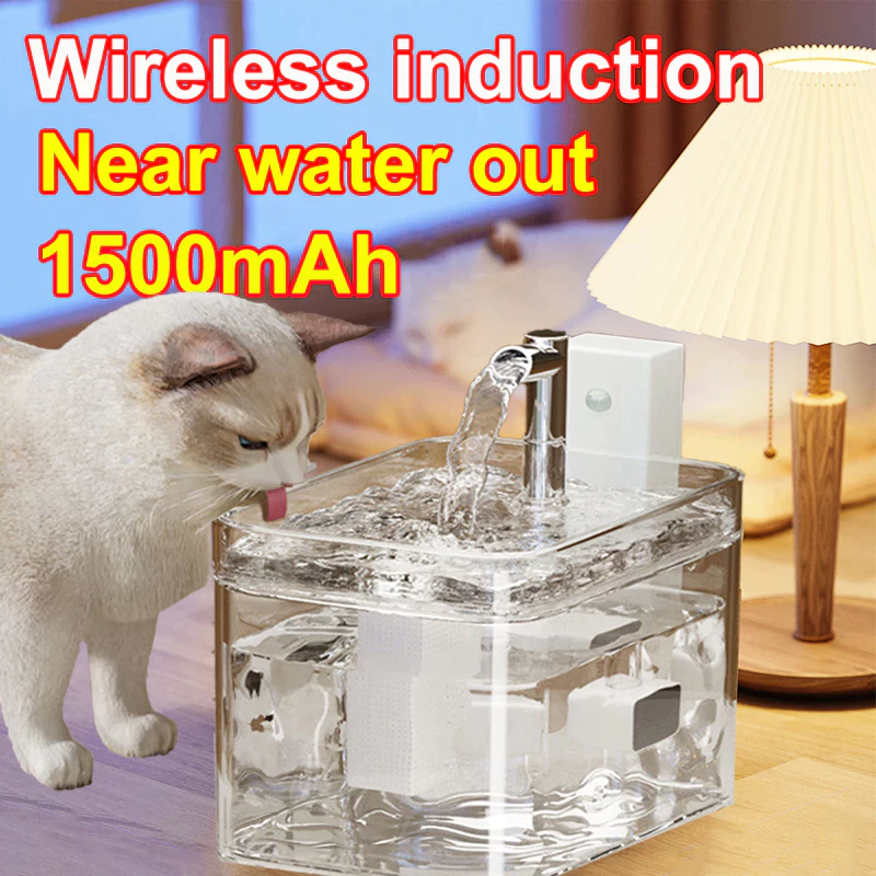 45% OFF Smart Pet Bowl Loop Mute Pump Water Fountain For Cat Dog Pet Drinking Dispenser