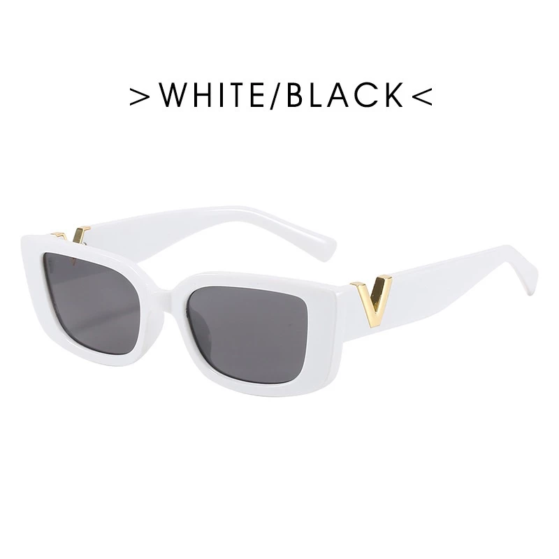 3% OFF Korean Retro Ulzzang Style Rectangle Sunglasses for Women Vintage Shades for Women