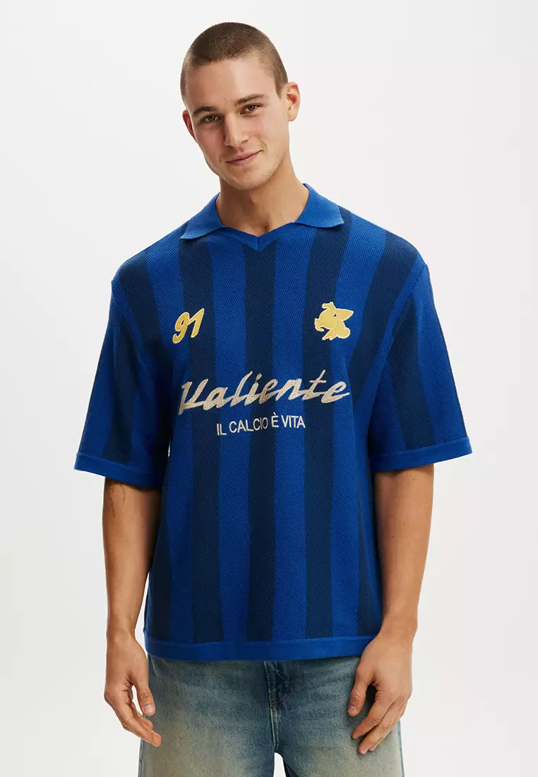 66% OFF Cotton On Knitted Sports Polo Shirt
