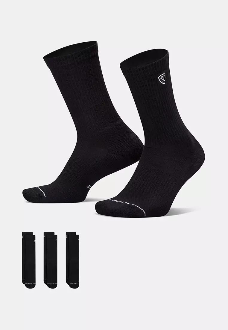 42% OFF Nike Everyday Elevated Golf Crew Socks (3 Pairs)