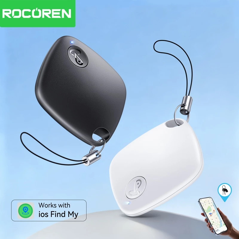 50% OFF Rocoren Smart Bluetooth Tracker GPS Tracker Anti-loss Device Find Anti Lost Item Locator Tag Alarm Key Finder for iPhone iPad iOS Devices