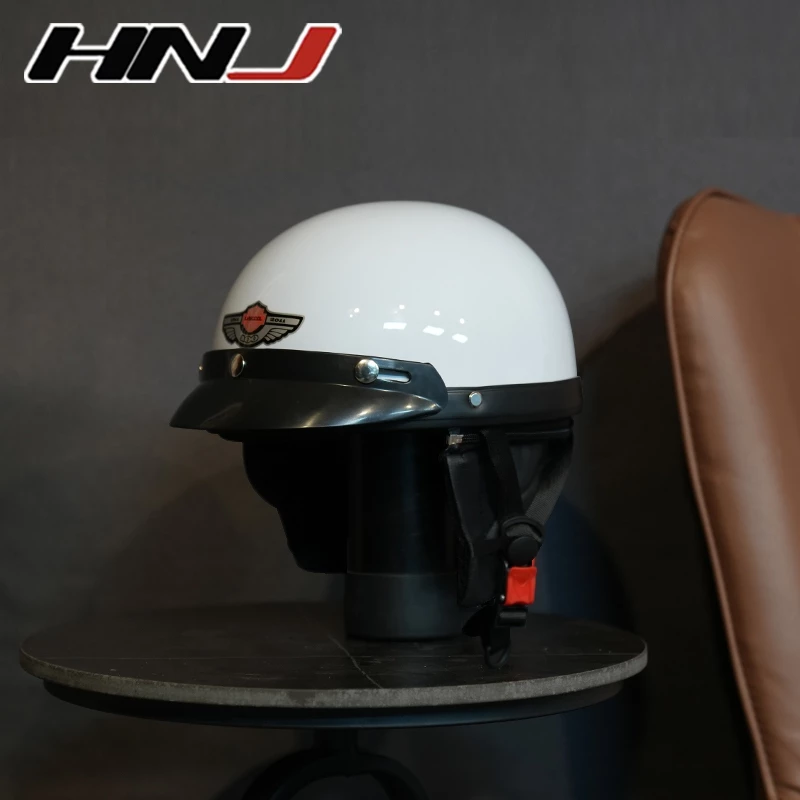 59% OFF XT-02 HNJ Vintage Half-Face Motorcycle & Bicycle Helmet
