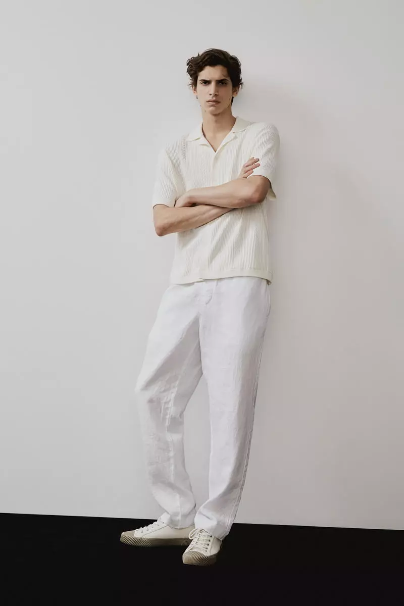 63% OFF H&M Regular Fit Linen trousers