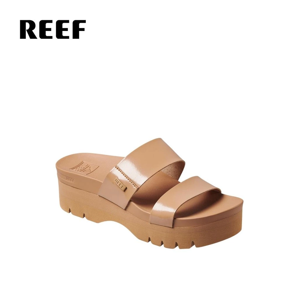 53% OFF Reef Cushion Vista Higher Natural Patent Womens Sandals