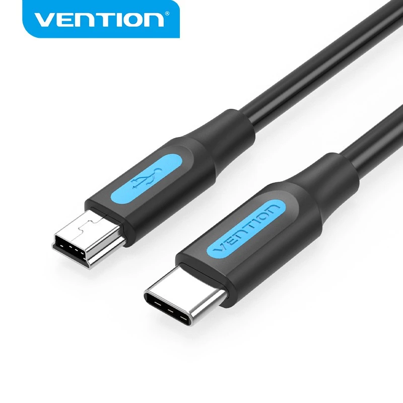 36% OFF Vention USB C to Mini B Cable for Phone Laptop Carmera DV Car recorder Mini B to Type C Cable