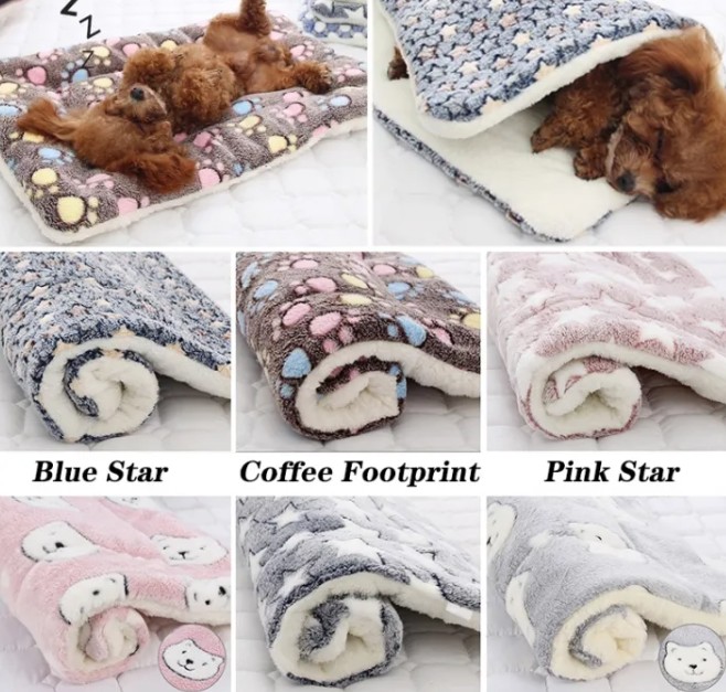 81%OFF Dog Bed Mat Puppy Bed Cat Bed Cushion Dog Blanket Soft Flannel Thick Pet Cat Puppy Blanket Bed Mat