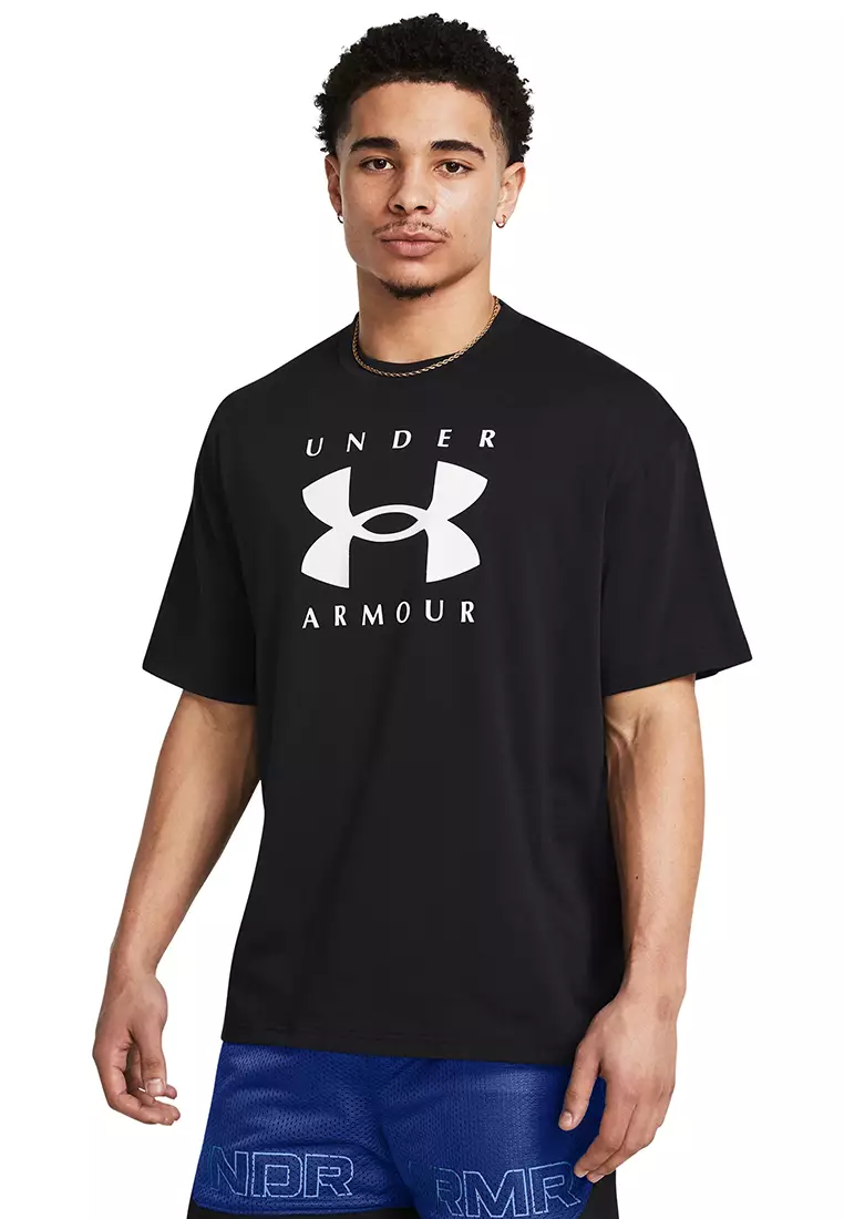 44% OFF Under Armour Men's Heavyweight Oversized Branded T-Shirt