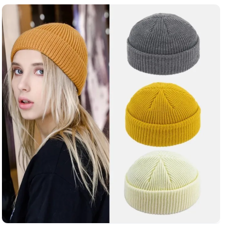 73% OFF BGC ROUND BONET HAT BOY'S GIRL'S PLAIN BEANIE ADULT UNISEX