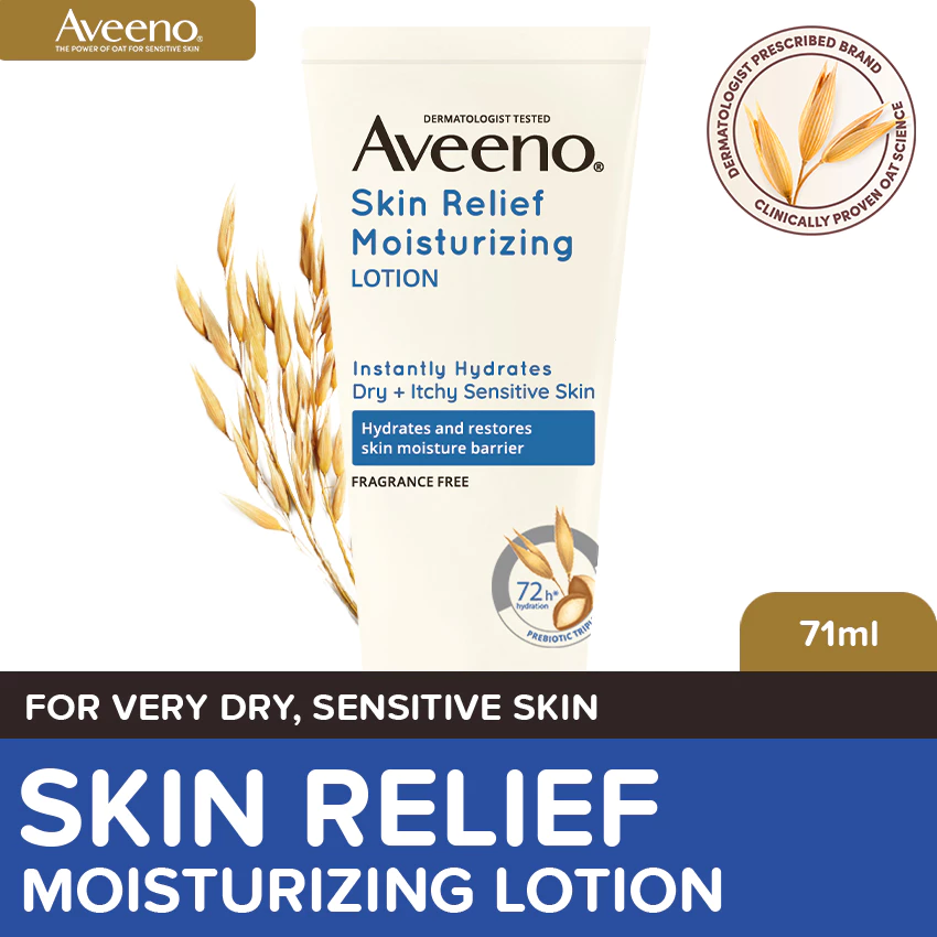 5% OFF Aveeno Skin Relief Lotion 71ml: eczema lotion, atopic dermatitis, lotion dry itchy sensitive skin