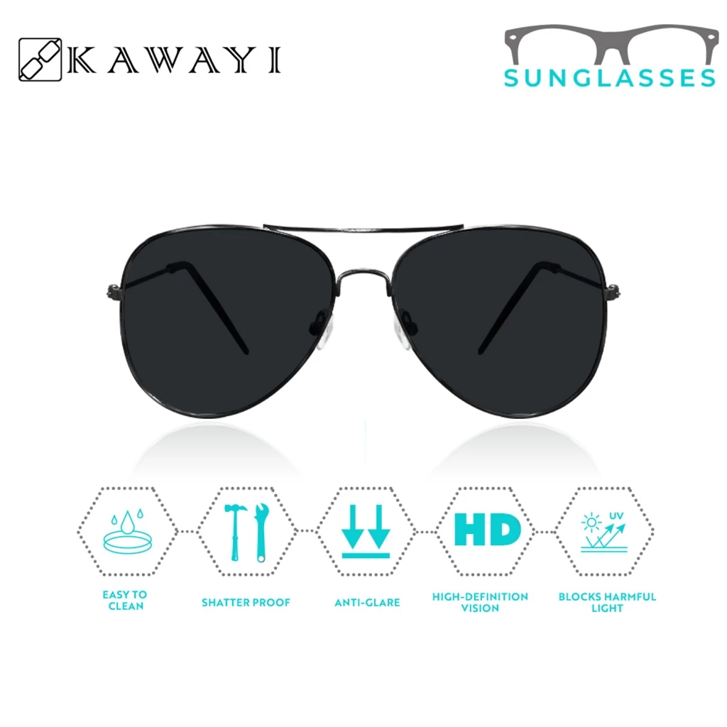 57% OFF Metal Frame Aviator Lightweight Sunglasses UV Mirrored Lens for Men Women