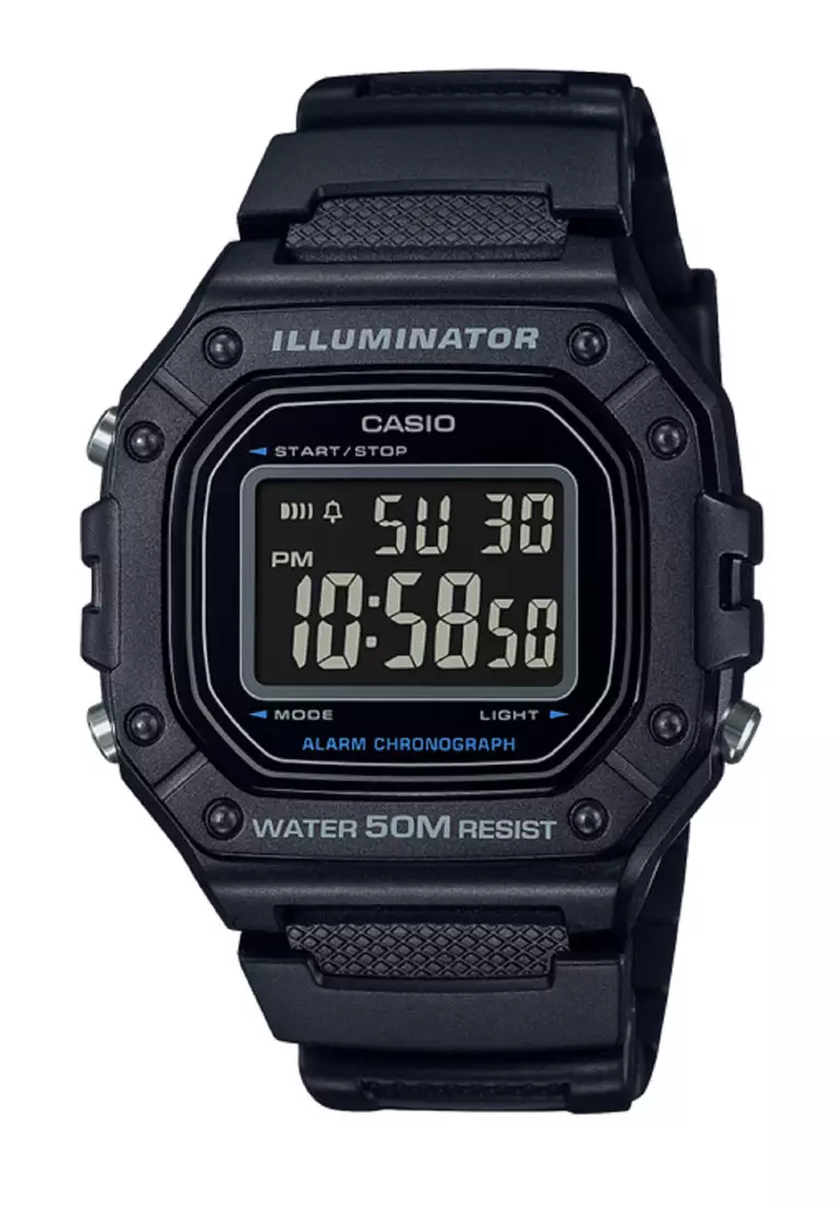 18% OFF Casio Digital Watch W-218H-1B