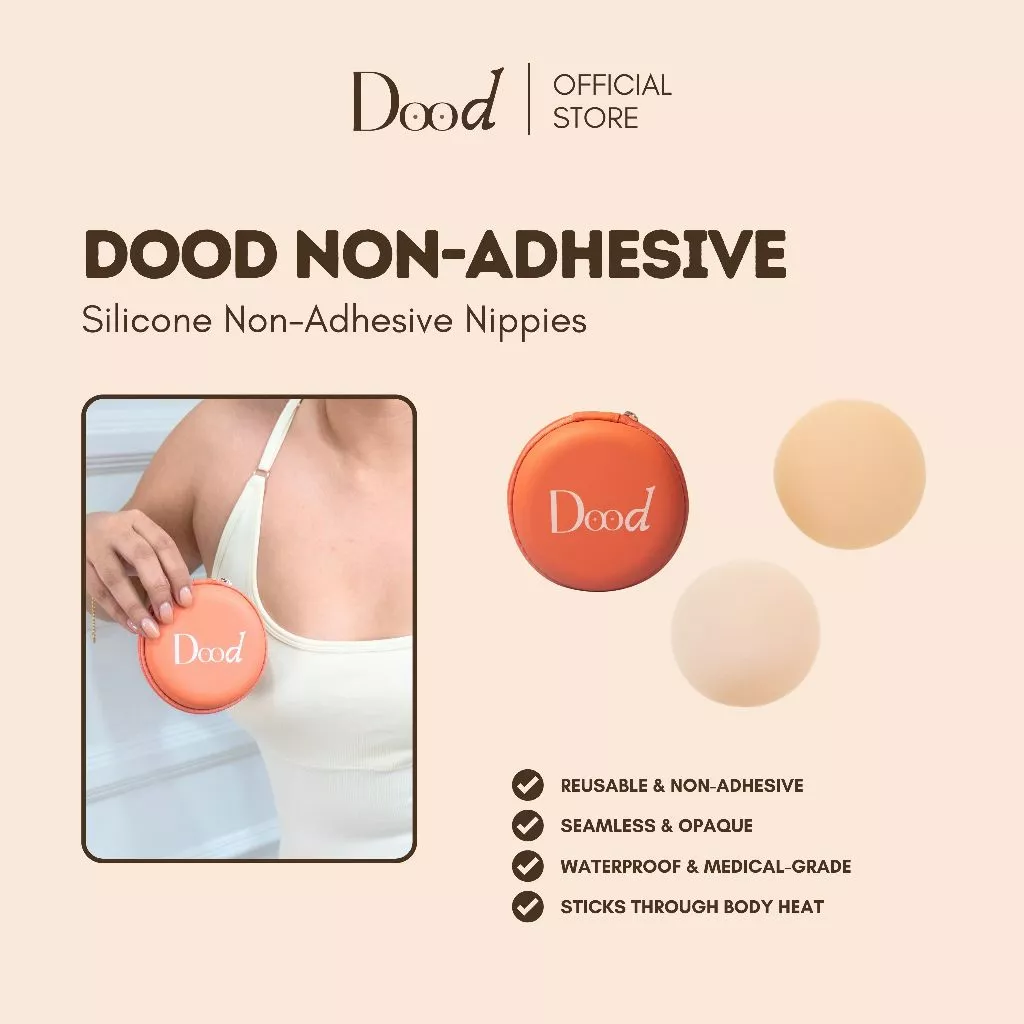 20% OFF DOOD Non Adhesive Nipple Cover | Hypoallergenic Good for Sensitive Skin Sweatproof Seamless