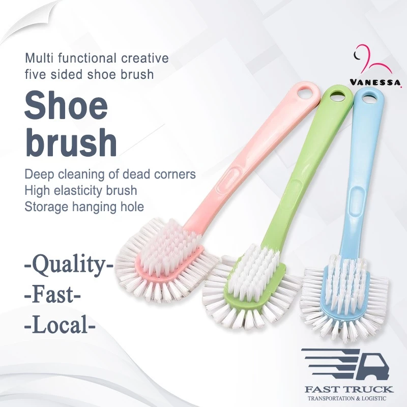 56% OFF Shoe brush multi-functional creative five-sided shoe brush double-sided without dead ends/C05054