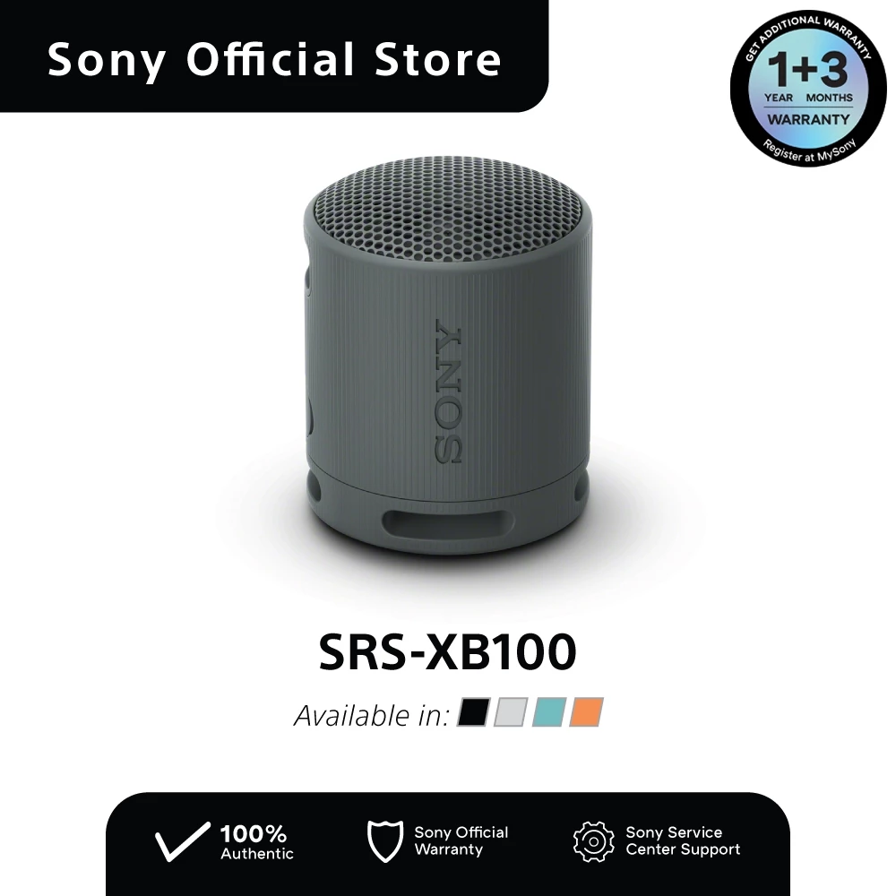 10% OFF SONY SRS-XB100 Portable Bluetooth Speaker
