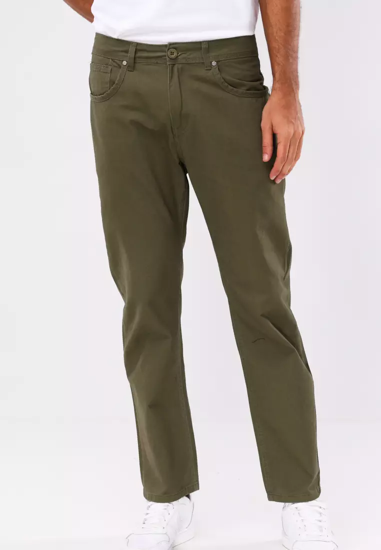74% OFF Regular Fit Colored Pants
