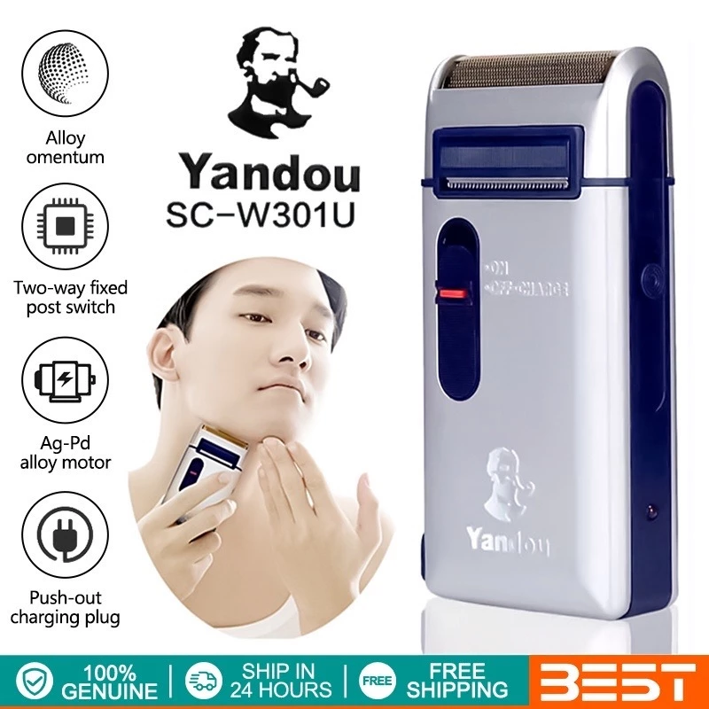 56% OFF YanDou Electric Shaver Men's rechargeable portable shaver is suitable for shaving facial hair