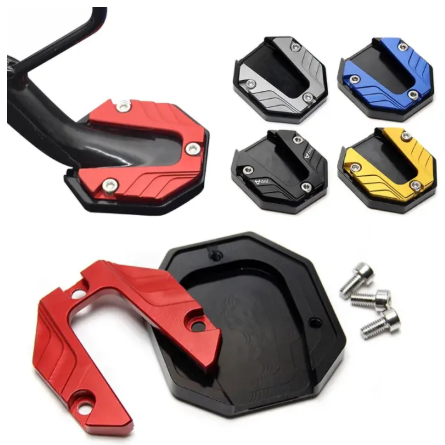 61% OFF New Alloy Kickstand Support Pad for Scooter/Motorbike, Anti-Skid Side Stand Extension Plate, Universal Motorcycle Accessory Applicable to NMAX/ADV/PCX
