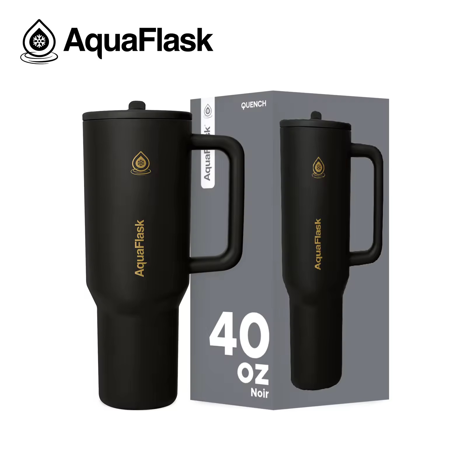 AquaFlask Quench Collection (40oz) and Quench Lid