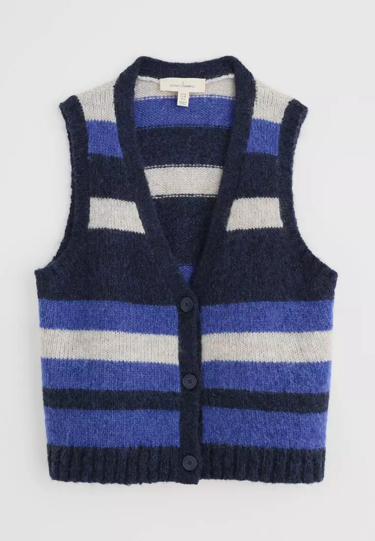 70% OFF Seasalt Cornwall Blue Painter Vest