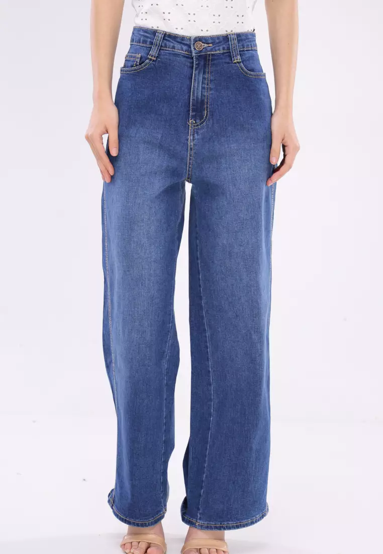 60% OFF Wide Leg Jeans