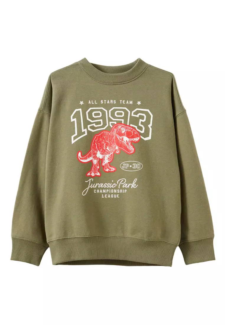 60% OFF Licensed Sammy Oversize Crew Sweatshirt