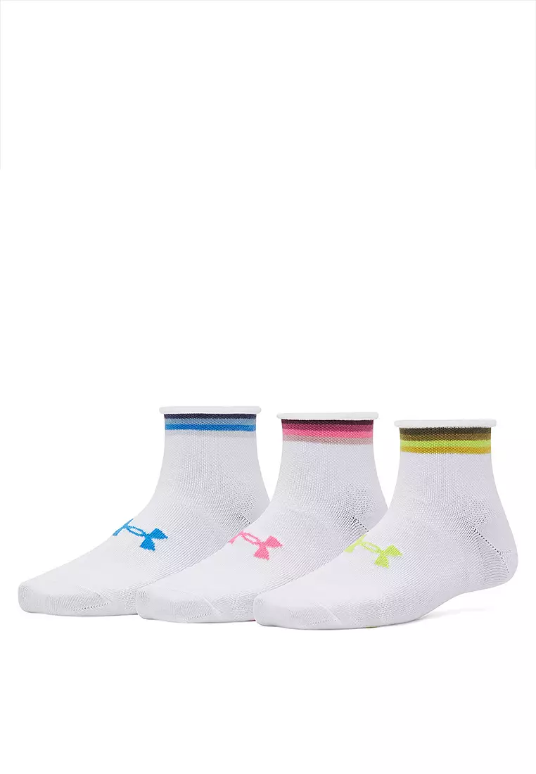 45% OFF Under Armour Essential 3-Pack Quarter Socks