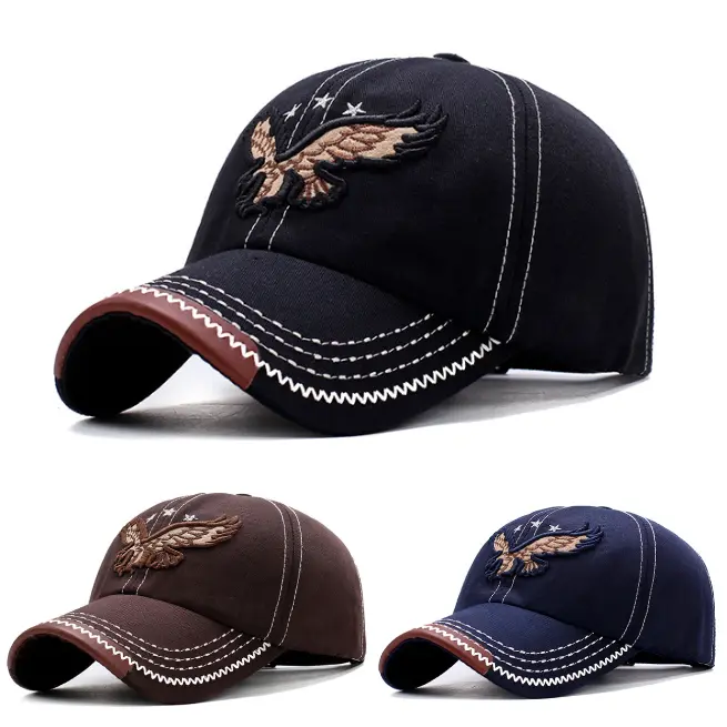 52% OFF Eagle Embroidered Baseball Cap, Outdoor Sun hats Protection Cap sumbrero Fashion hats  unisex