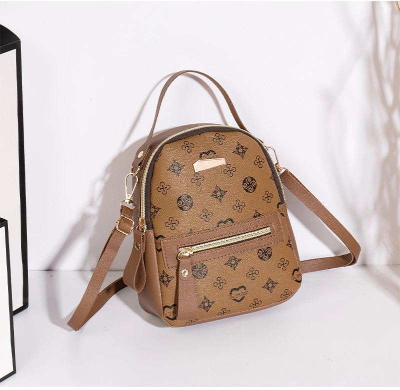 42% OFF Floral Backpack Fashion Backpack Fresh Student School Bag pu Leather
