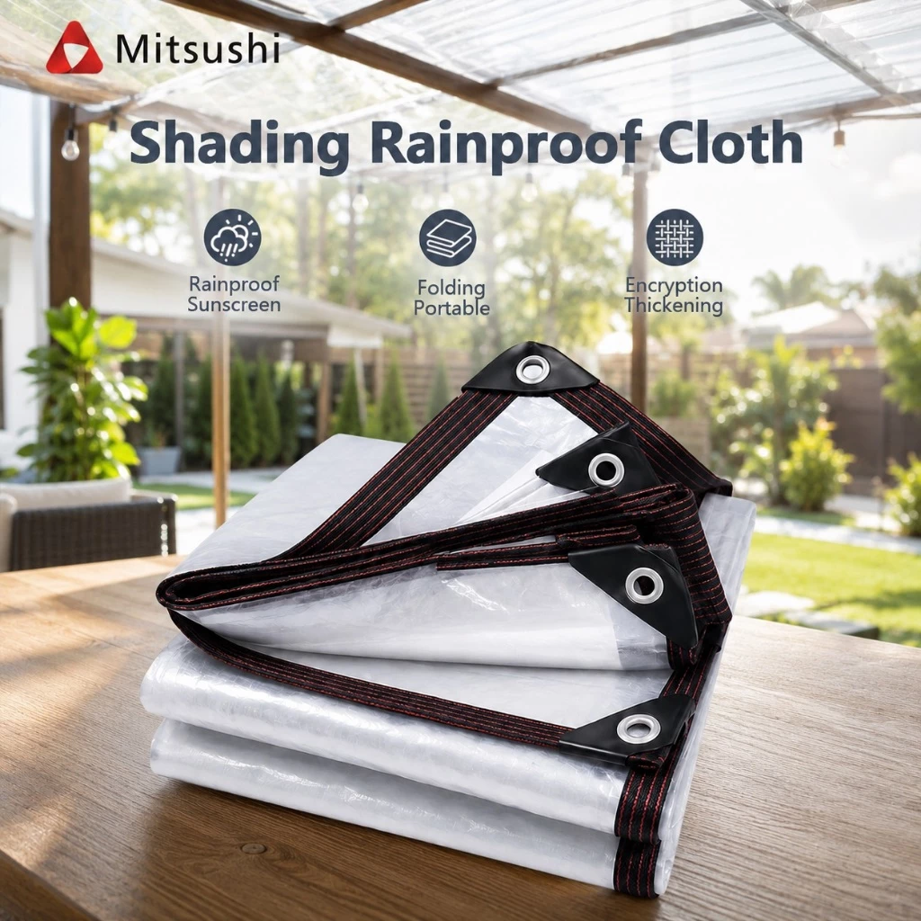 67% OFF Mitsushi Multi-Purpose Rainproof Outdoor Sunproof Transparent Rainproof Canvas for Garden Balcony