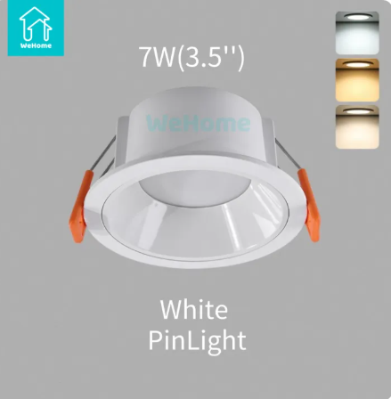 84% OFF WeHome Ultra Thin LED Ceiling Light Pin Light Panel Lights, 3 Colors 3500K/4000K/6500K Selectable, 5W 9W 12W LED Recessed Downlight for Living room Bedroom Bathroom Office