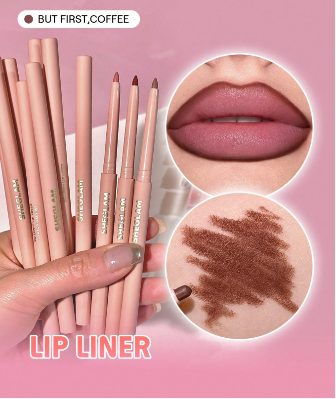 29% OFF So Lippy Lip Liner-But First, Coffee Creamy Matte Lip Liner Pencil High Pigment Not Easy To Fade Silky Smooth Matte Contour Tint Lip Makeup Lip Combo Brand Beauty Makeup Face Paint Cosmetic