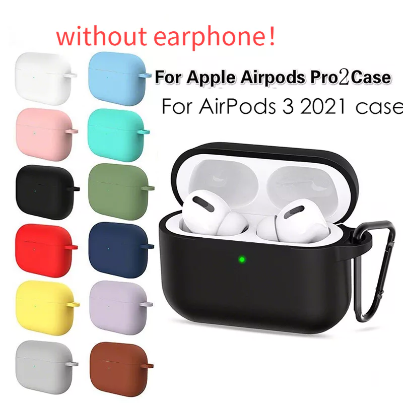 6% OFF 【without earphone！]Premium Silicone Case for AirPods Pro 2/Pro 1/3rd Gen - Thickened Protective Cover with Creative Design,