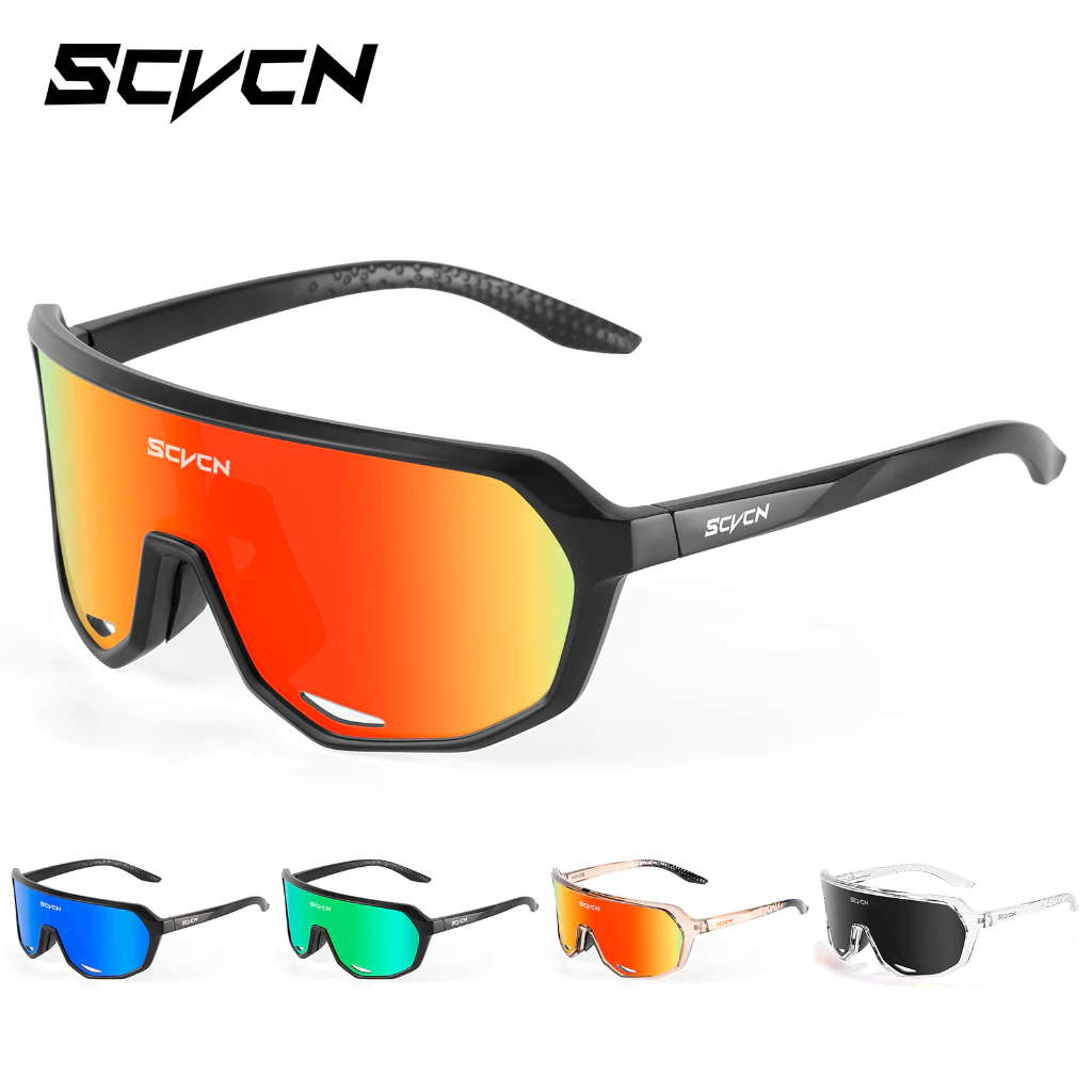 23% OFF SCVCN Cycling Glasses UV400 Summer Cycling Sunglasses Men's and women's outdoor sports sunglasses 1lens