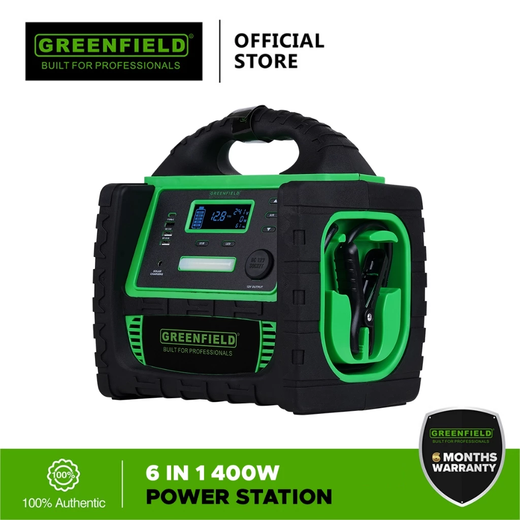 54% OFF Greenfield 6-in-1 400W Lead-acid Power Station