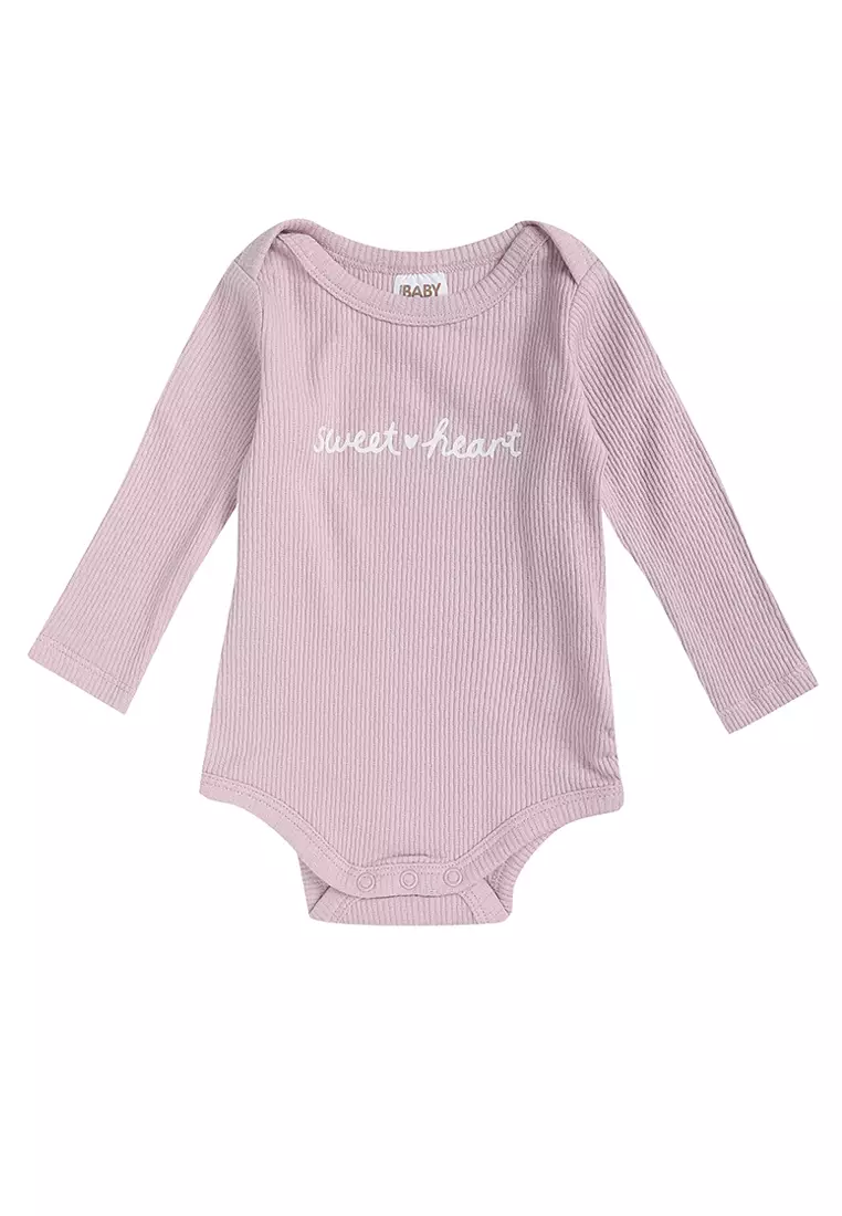 67% OFF Cotton On Kids Organic Pointelle Long Sleeve Bubbysuit