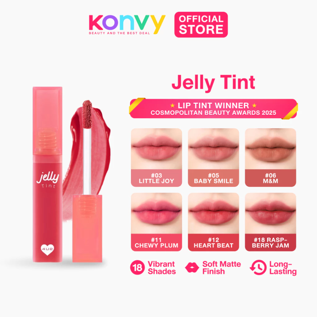 51% OFF [Official] 4U2 Jelly Tint 4g (Long-Lasting, Moisturizing, Pigmented, Vegan, Cruelty-Free, Paraben-Free Liquid Lip)