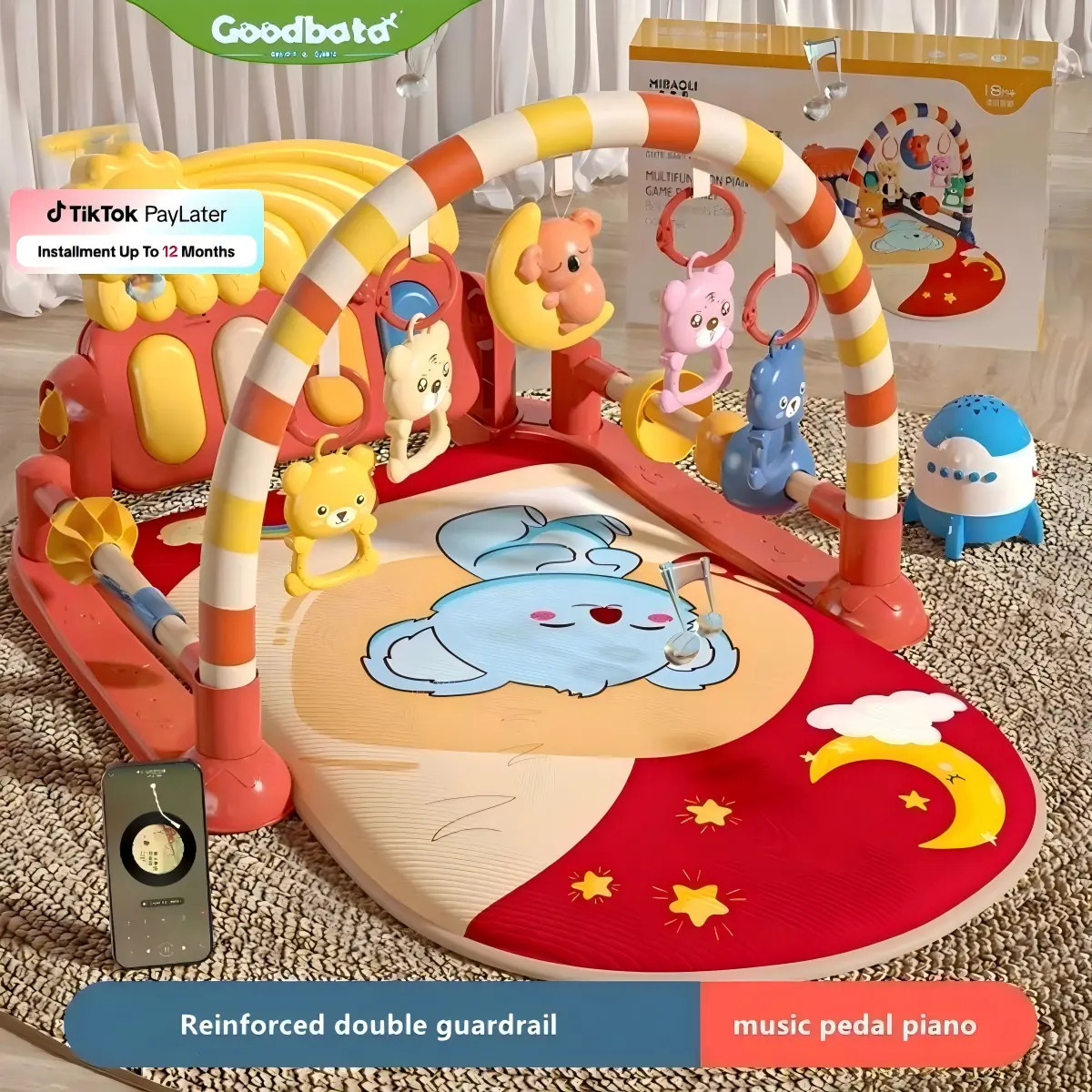 53% OFF    (COD ) Baby Music Stand Piano Keyboard Playmats 3 in 1 Early Educational Todder Toys Crawling Game Pad 0-3 Year Blanket Girl and Boy Gift KidKid Baby Gym Frame Fitness Play Mat Piano Children Music Carpet Early Education Toy Be