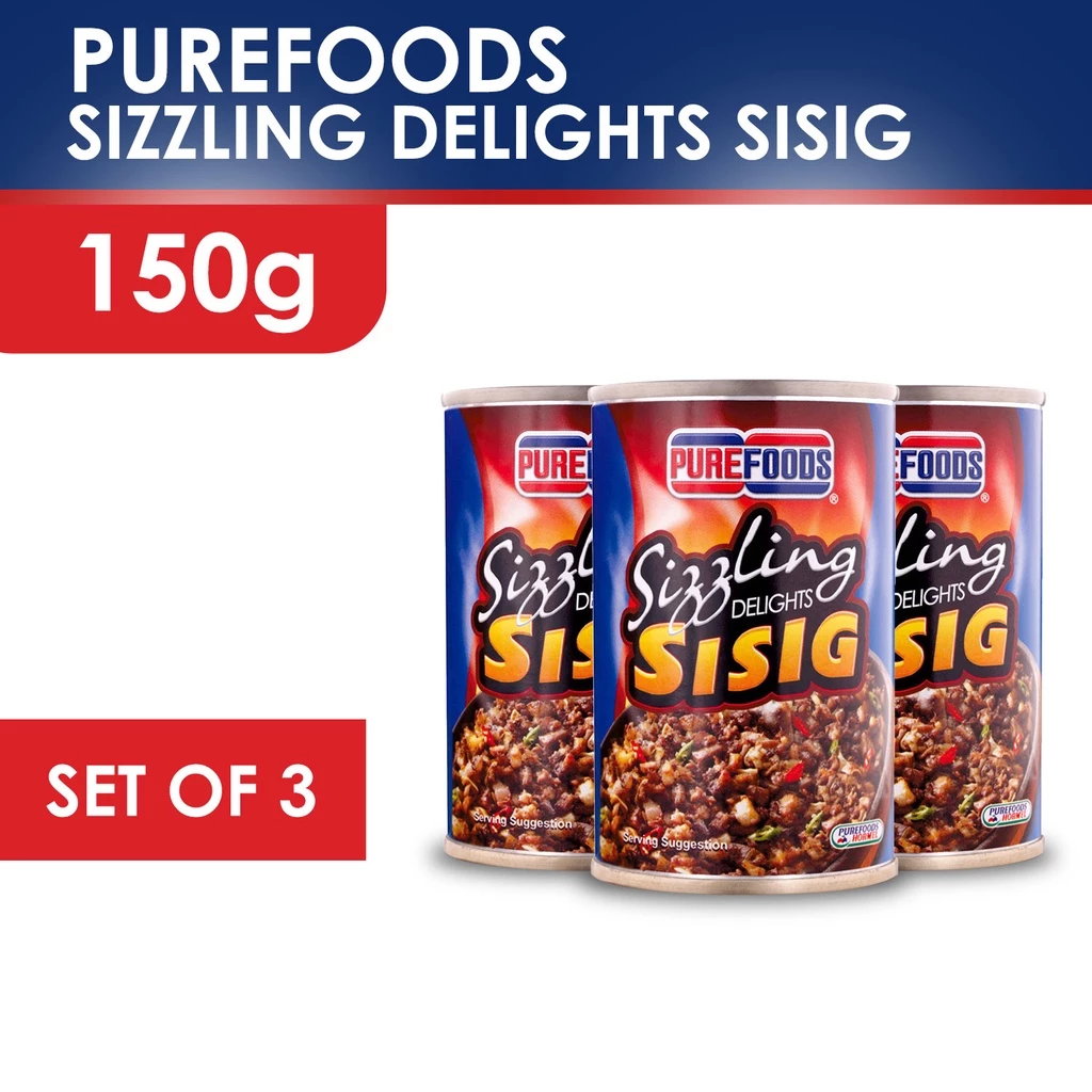 10% OFF Purefoods Sizzling Delights Sisig (150g) Set of 3