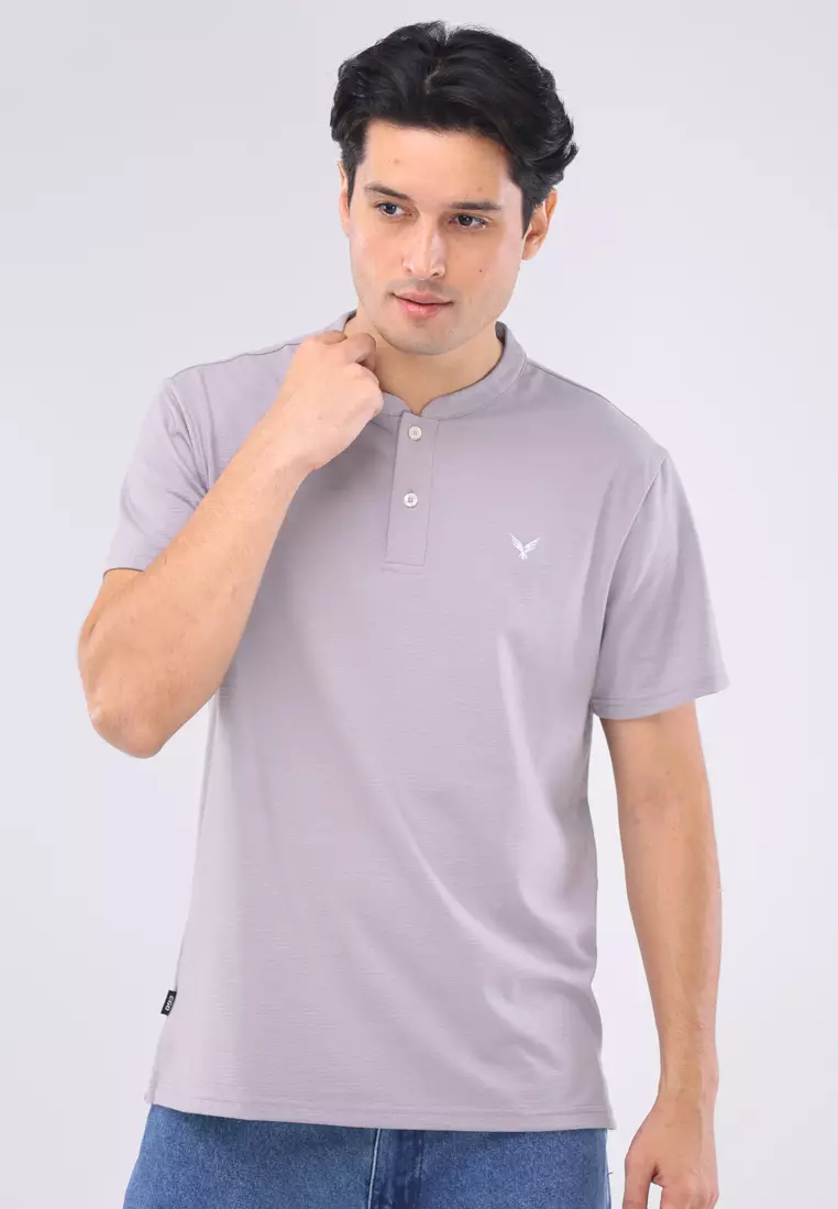 61% OFF Ego Henley Short Sleeves Comfort Fit