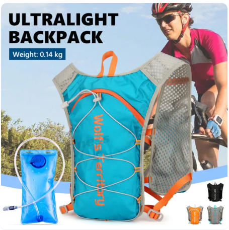 47% OFF Ultralight Trail Running Outdoor Backpack Cycling Sports Fitness Hiking Water Bag Breathable